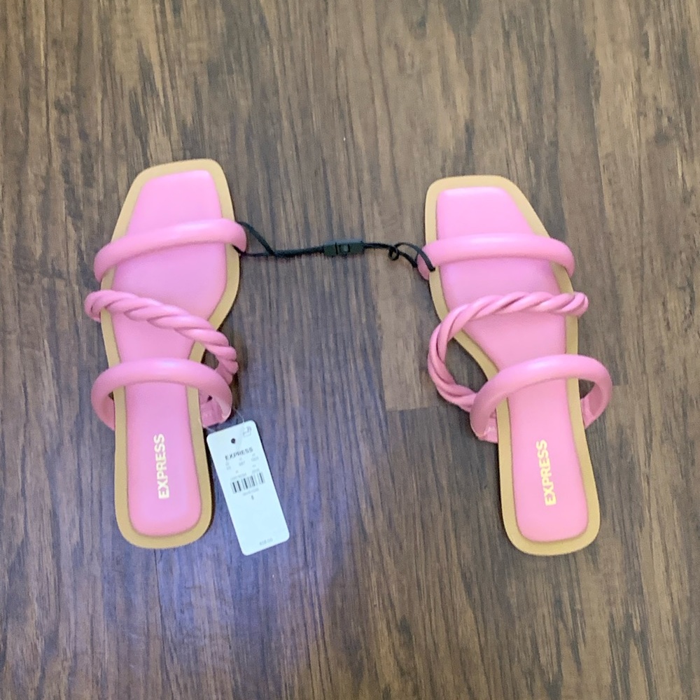 Express twisted Rope flat sandals size 6 - Picture 10 of 14